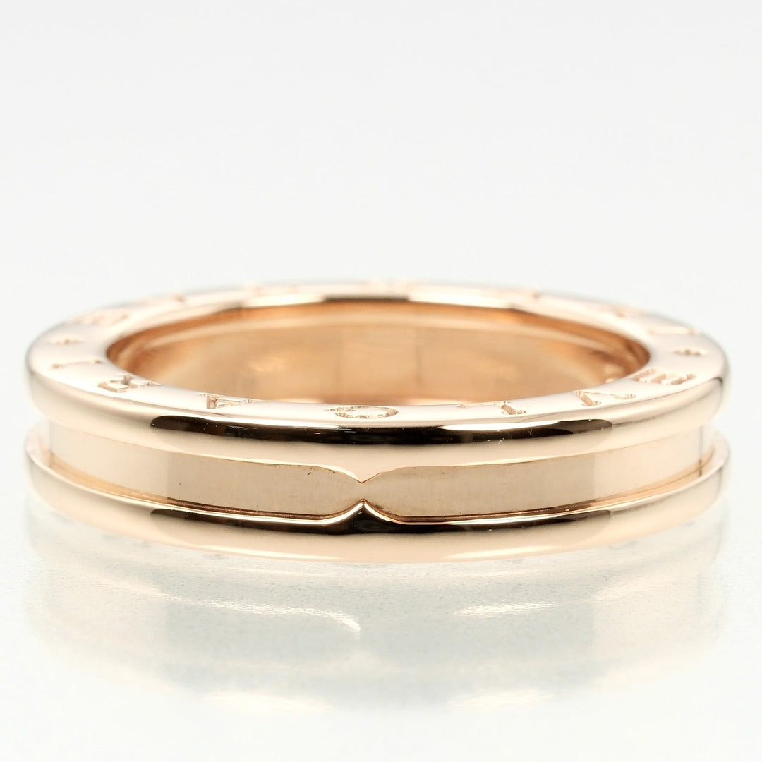 BVLGARI Ring K18 Pink Gold gold Be Zero One XS 1 Band mens 55 Used Authentic