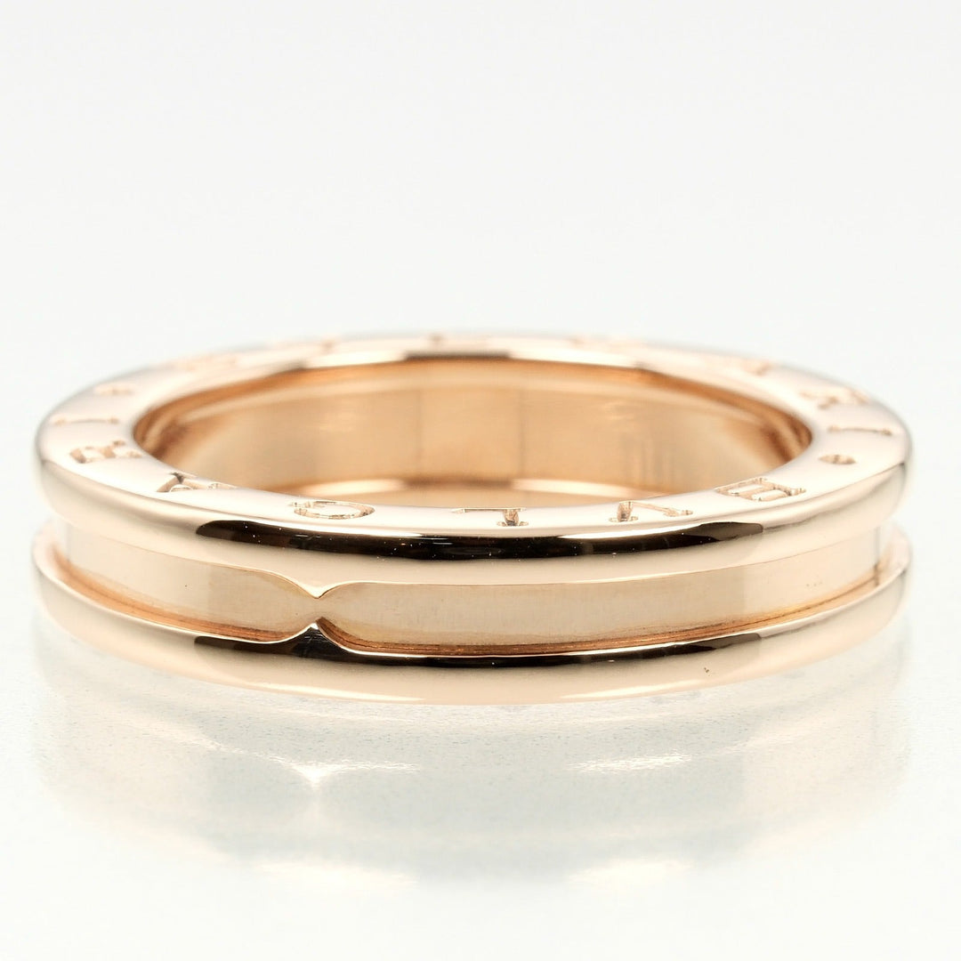BVLGARI Ring K18 Pink Gold gold Be Zero One XS 1 Band mens 55 Used Authentic