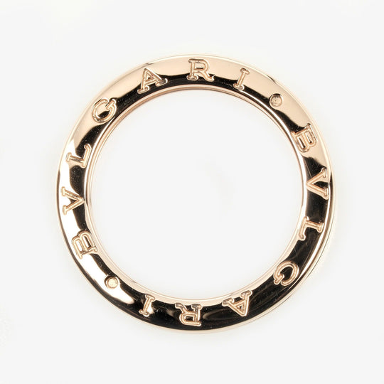 BVLGARI Ring K18 Pink Gold gold Be Zero One XS 1 Band mens 55 Used Authentic