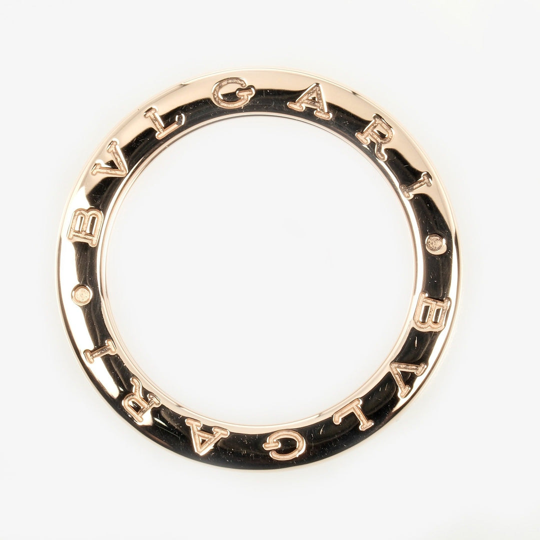 BVLGARI Ring K18 Pink Gold gold Be Zero One XS 1 Band mens 55 Used Authentic