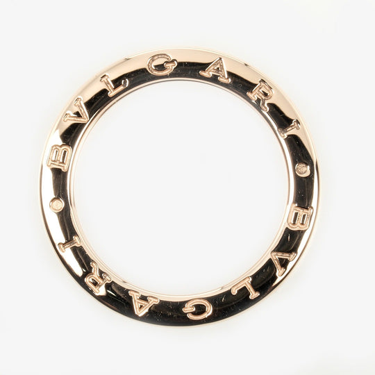 BVLGARI Ring K18 Pink Gold gold Be Zero One XS 1 Band mens 55 Used Authentic