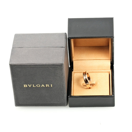 BVLGARI Ring K18 Pink Gold gold Be Zero One XS 1 Band mens 55 Used Authentic