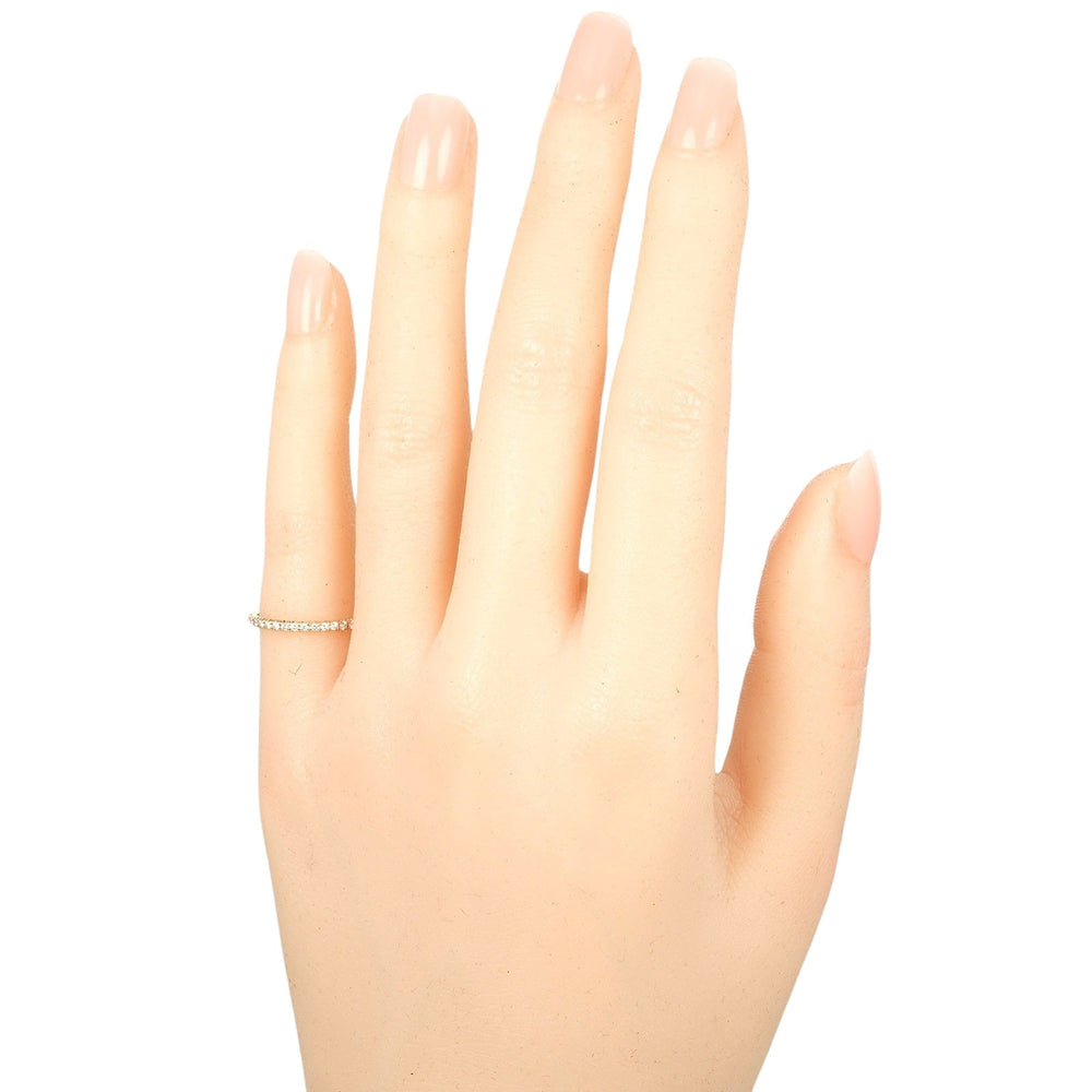 TIFFANY&Co. Ring K18 pink gold, diamond gold Solest Full Eternity Women Used Authentic