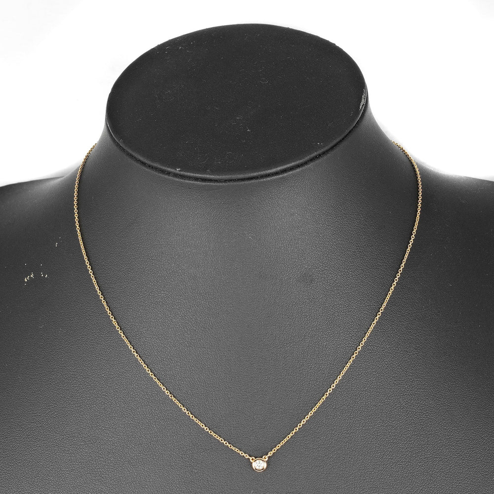 TIFFANY&Co. Necklace K18 Pink Gold gold Top width 0.2" By the yard Women Used Authentic