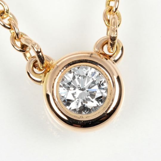TIFFANY&Co. Necklace K18 Pink Gold gold Top width 0.2" By the yard Women Used Authentic