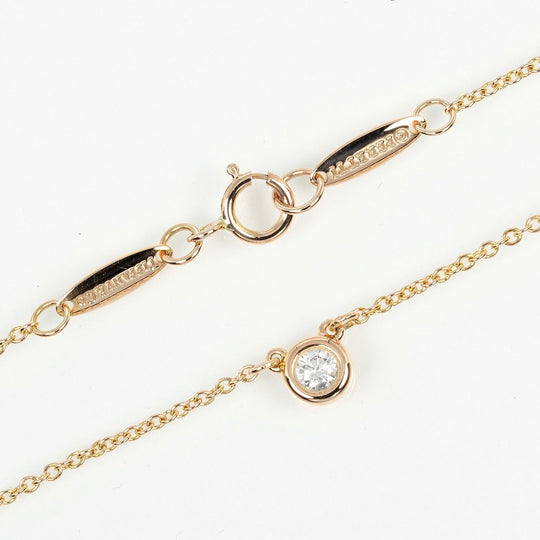 TIFFANY&Co. Necklace K18 Pink Gold gold Top width 0.2" By the yard Women Used Authentic
