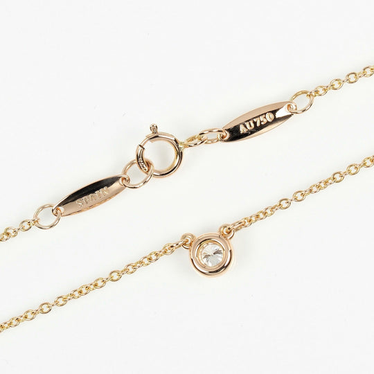 TIFFANY&Co. Necklace K18 Pink Gold gold Top width 0.2" By the yard Women Used Authentic