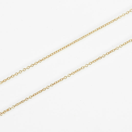 TIFFANY&Co. Necklace K18 yellow gold gold Loving heart Women Used Authentic
