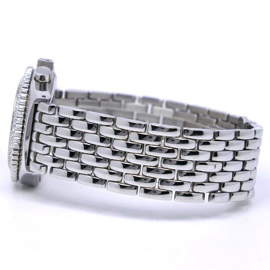Folli Follie Watches Quartz WF6A049SV Stainless Steel, Rhinestone white bezel rhinestone White dial Women Used Authentic