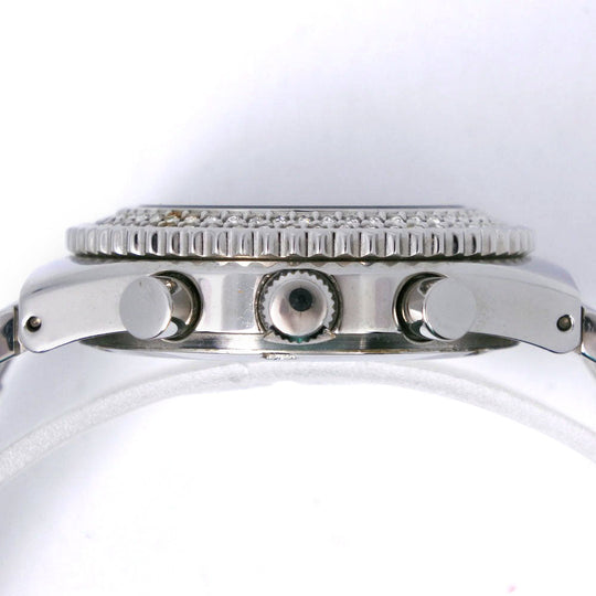 Folli Follie Watches Quartz WF6A049SV Stainless Steel, Rhinestone white bezel rhinestone White dial Women Used Authentic