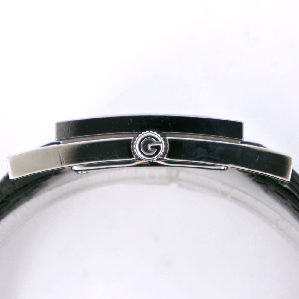 GUCCI Watches Quartz 7900L.1 Stainless Steel , Leather black black dial Women Used Authentic