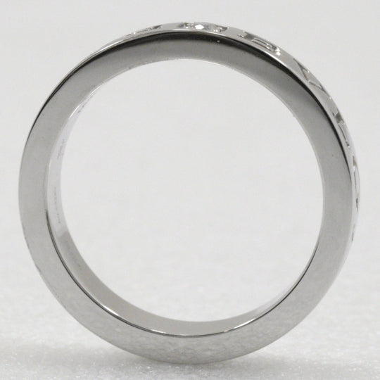 BVLGARI Ring K18 White Gold, Diamond Silver 1P diamond Bulgari Bulgari Women Used Authentic