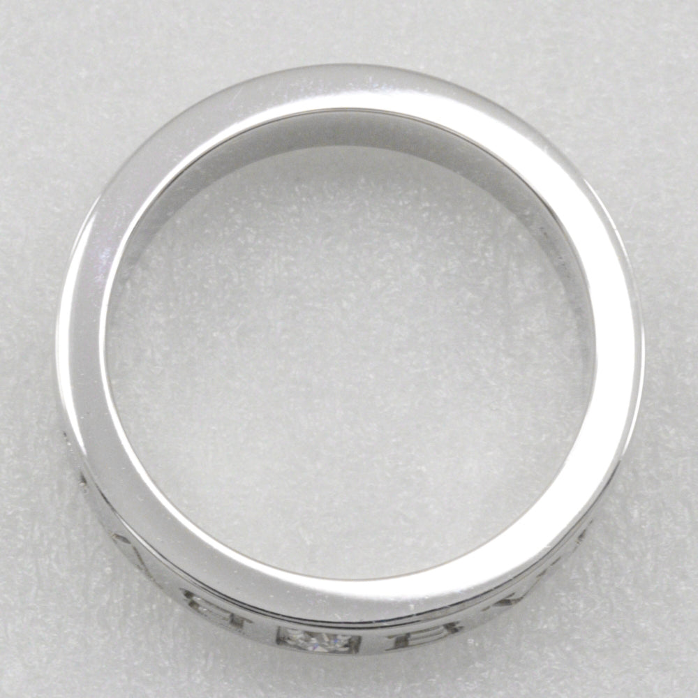 BVLGARI Ring K18 White Gold, Diamond Silver 1P diamond Bulgari Bulgari Women Used Authentic
