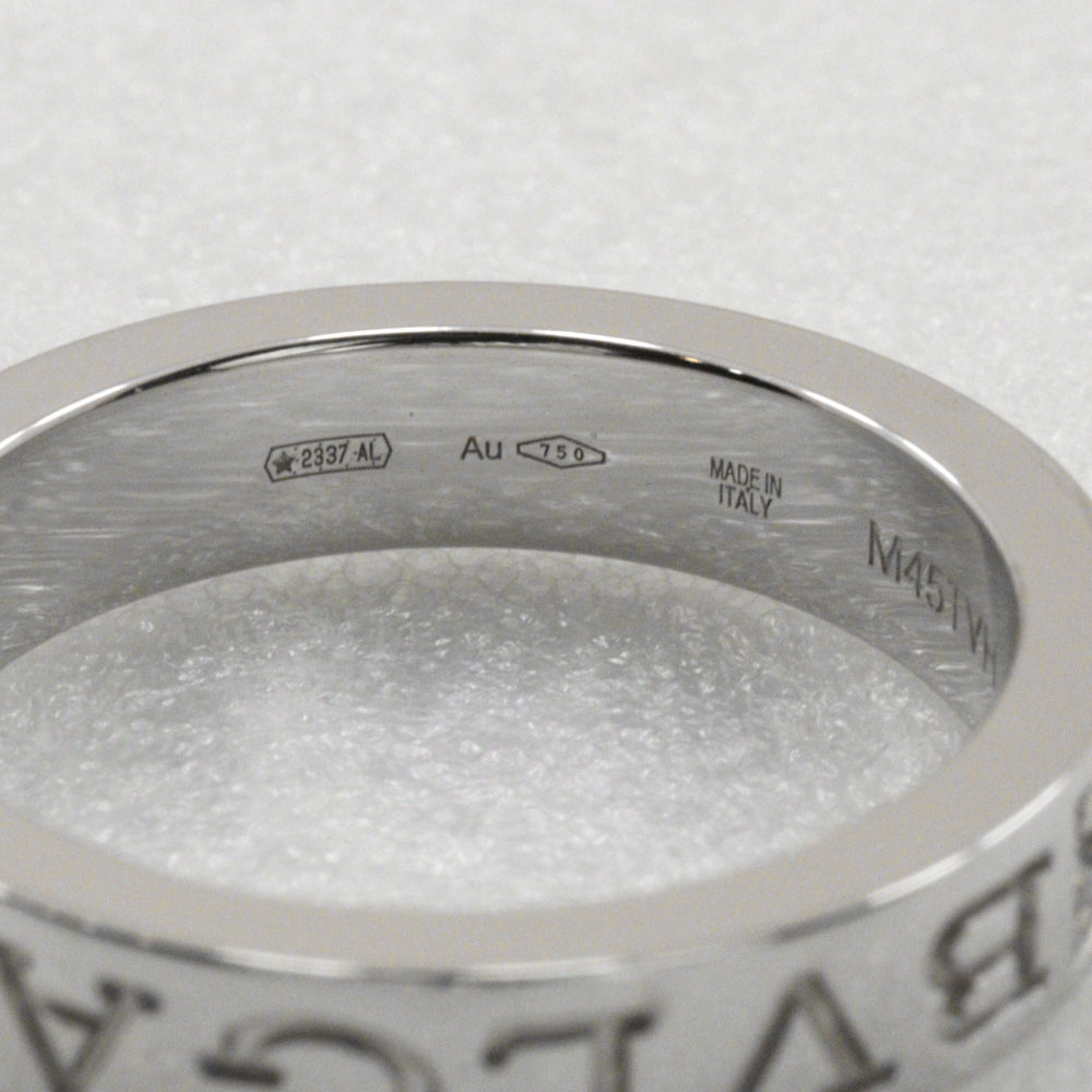 BVLGARI Ring K18 White Gold, Diamond Silver 1P diamond Bulgari Bulgari Women Used Authentic