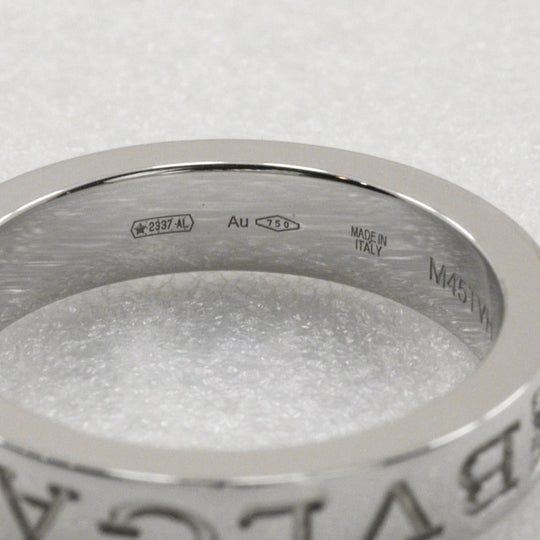 BVLGARI Ring K18 White Gold, Diamond Silver 1P diamond Bulgari Bulgari Women Used Authentic