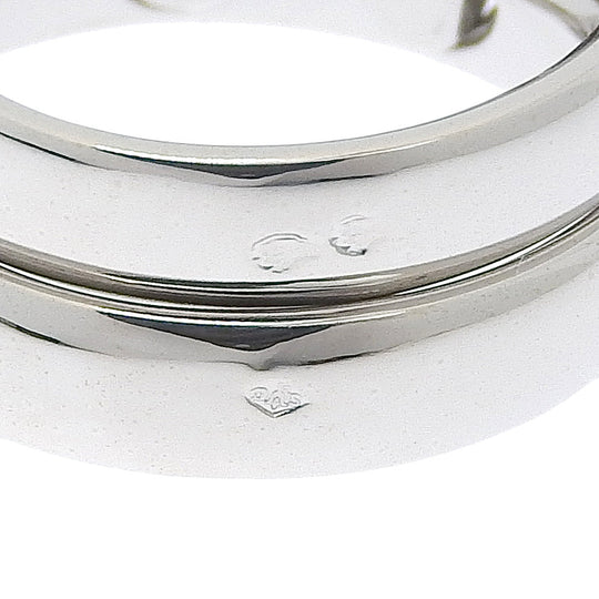 HERMES Ring K18 white gold Silver vintage Olympe Women 51 Used Authentic