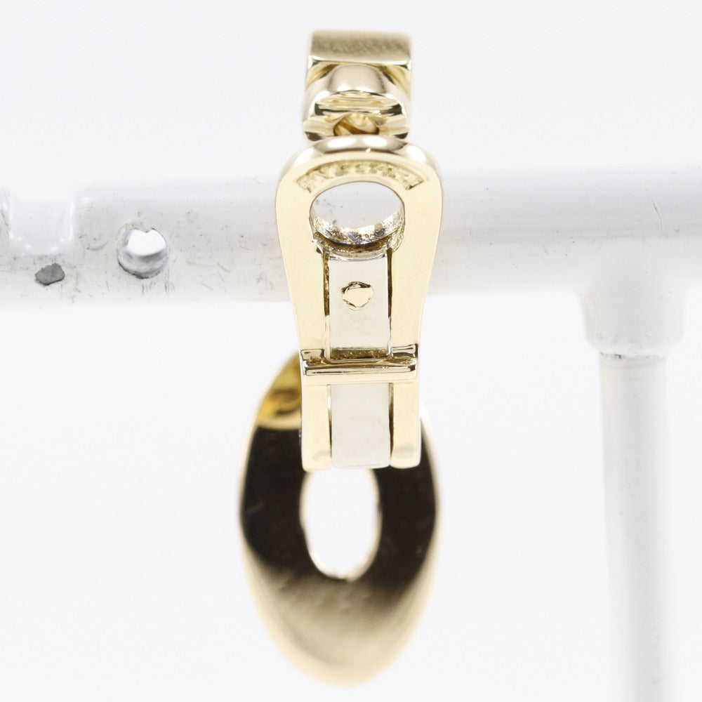 BVLGARI Earring K18 yellow gold gold * One side only unisex(Unisex) Used Authentic