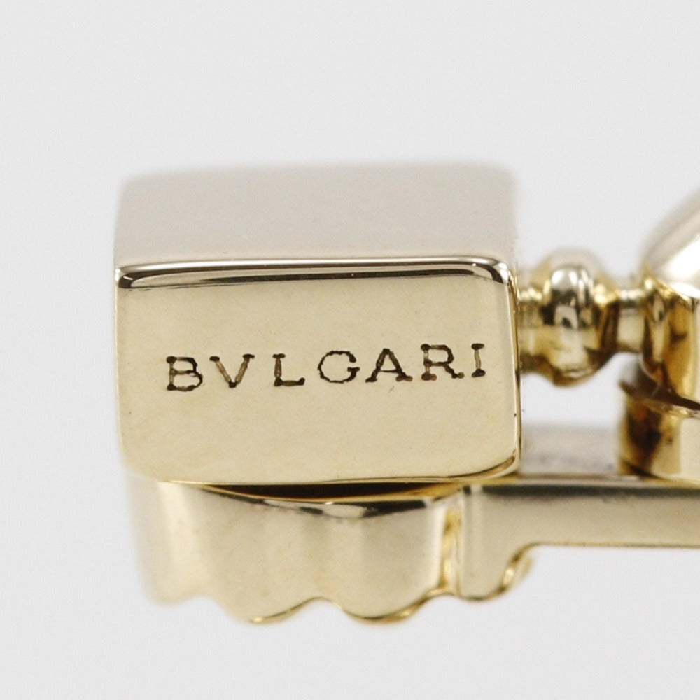 BVLGARI Earring K18 yellow gold gold * One side only unisex(Unisex) Used Authentic