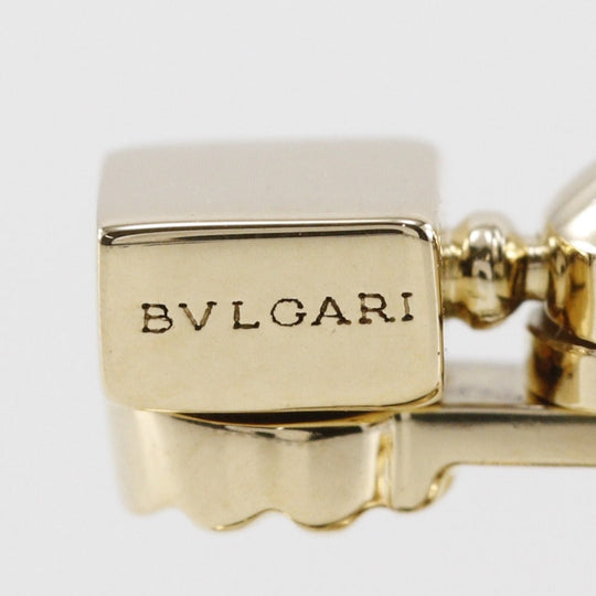 BVLGARI Earring K18 yellow gold gold * One side only unisex(Unisex) Used Authentic