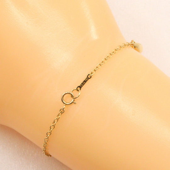 TIFFANY&Co. bracelet K18 yellow gold gold Elsa Peretti Teardrop 5P Women Used Authentic