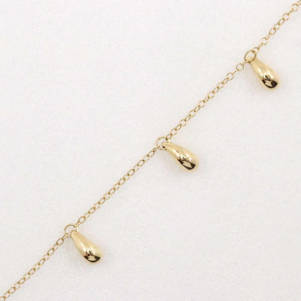 TIFFANY&Co. bracelet K18 yellow gold gold Elsa Peretti Teardrop 5P Women Used Authentic