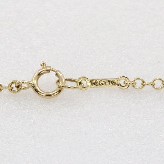 TIFFANY&Co. bracelet K18 yellow gold gold Elsa Peretti Teardrop 5P Women Used Authentic