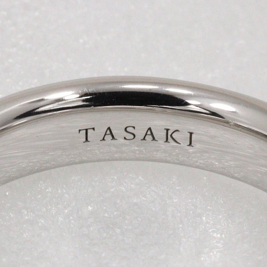 TASAKI Ring K18 White Gold, Pearl Silver Pearl Women Used Authentic