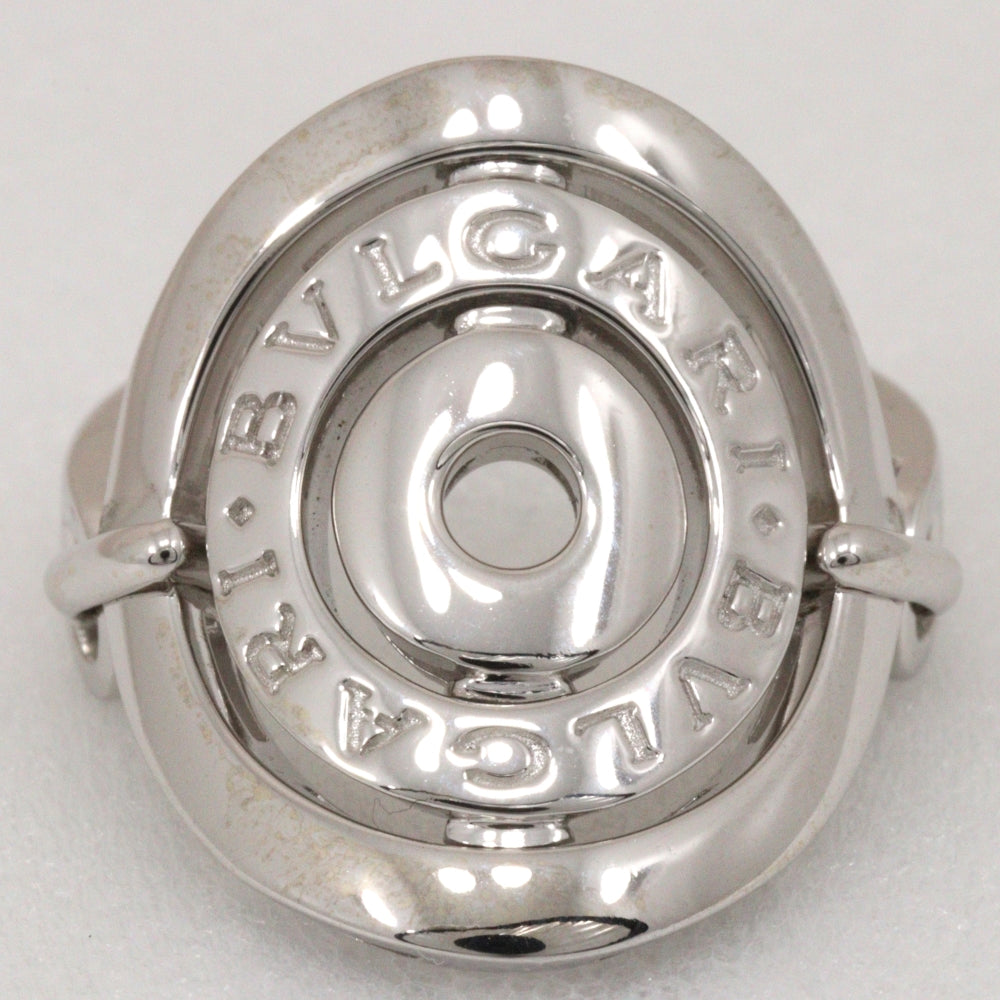 BVLGARI Ring K18 white gold Silver Astrare Women Used Authentic