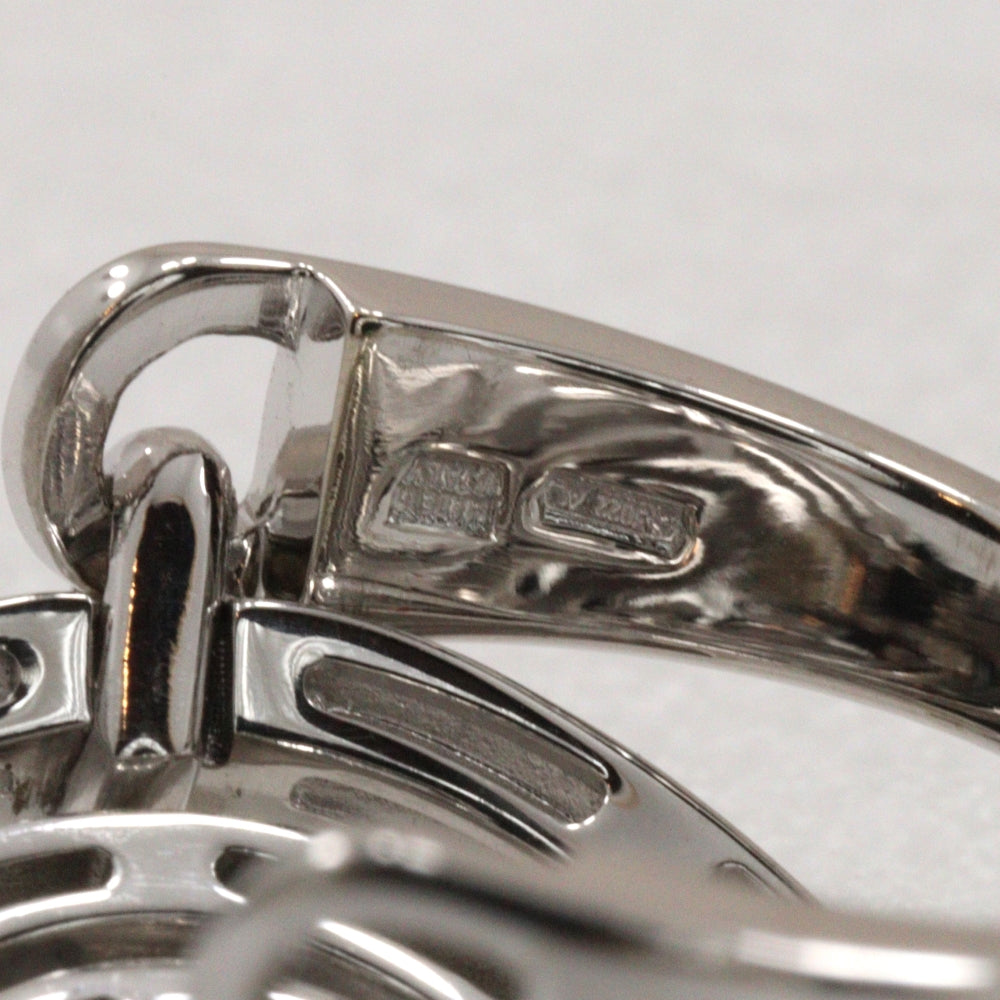 BVLGARI Ring K18 white gold Silver Astrare Women Used Authentic