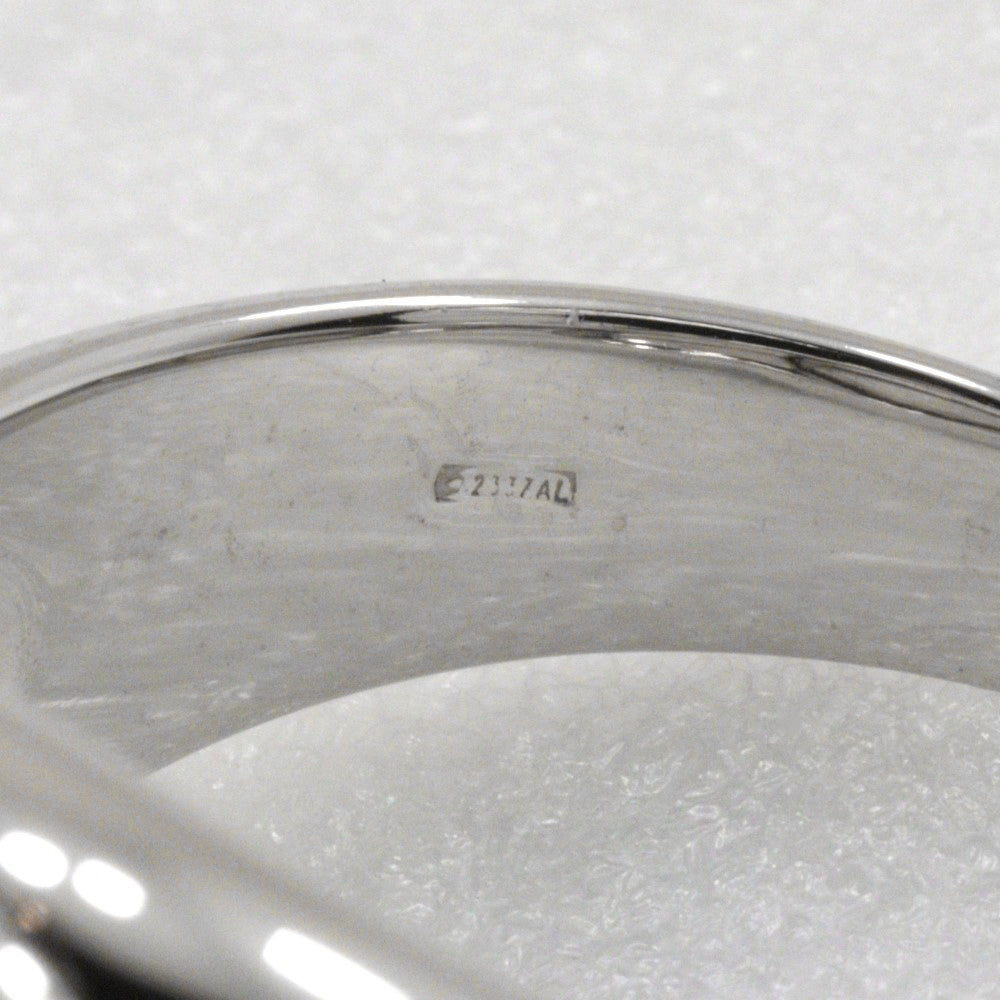 BVLGARI Ring K18 White Gold, Onyx Silver Bulgari Bulgari Women Used Authentic