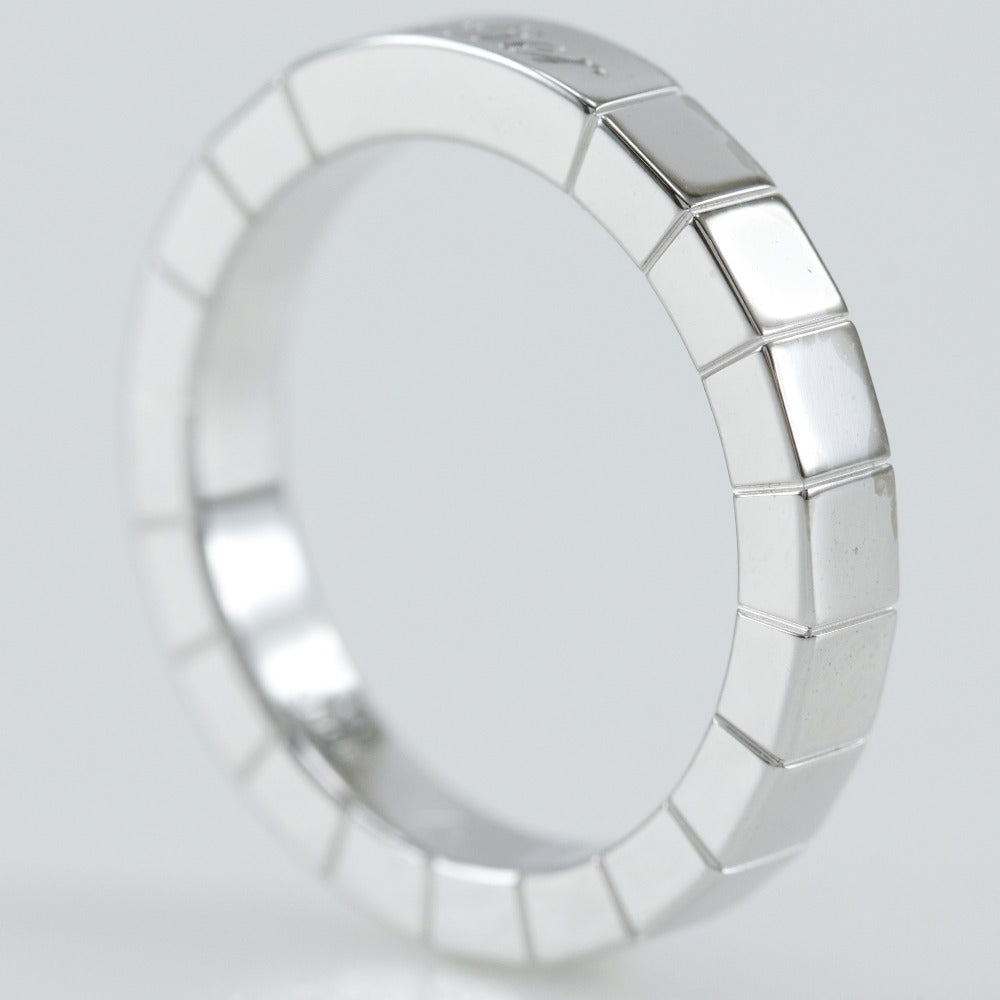 CARTIER Ring K18 white gold Silver Laniere Women 49 Used Authentic