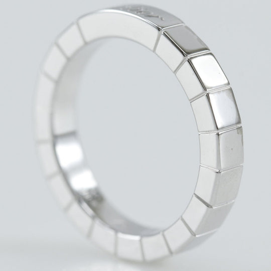 CARTIER Ring K18 white gold Silver Laniere Women 49 Used Authentic