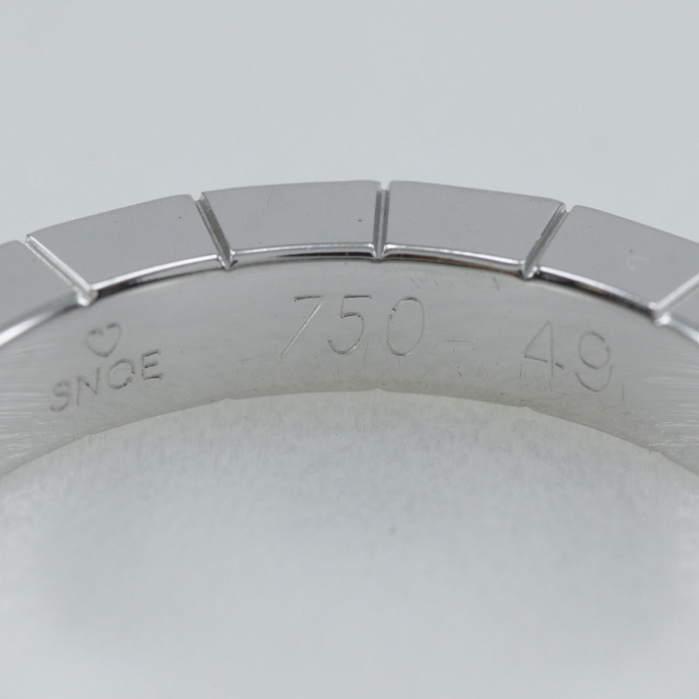 CARTIER Ring K18 white gold Silver Laniere Women 49 Used Authentic