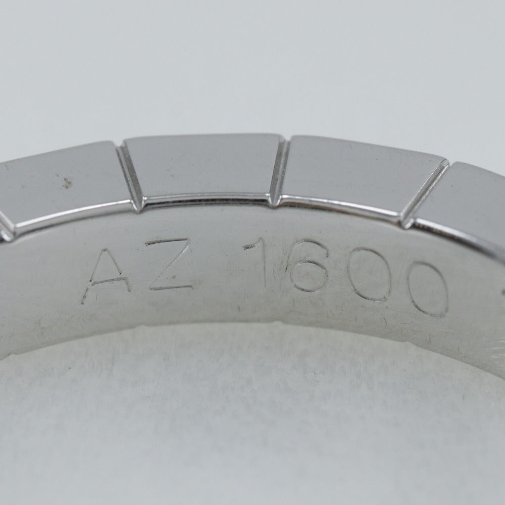 CARTIER Ring K18 white gold Silver Laniere Women 49 Used Authentic