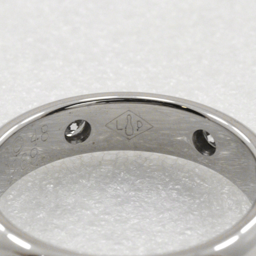 CARTIER Ring K18 White Gold, Diamond Silver 6P diamond Stellar Ring Women 48 Used Authentic