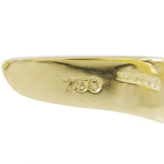 TIFFANY&Co. Ring K18 yellow gold gold Elsa Peretti Open heart Women Used Authentic
