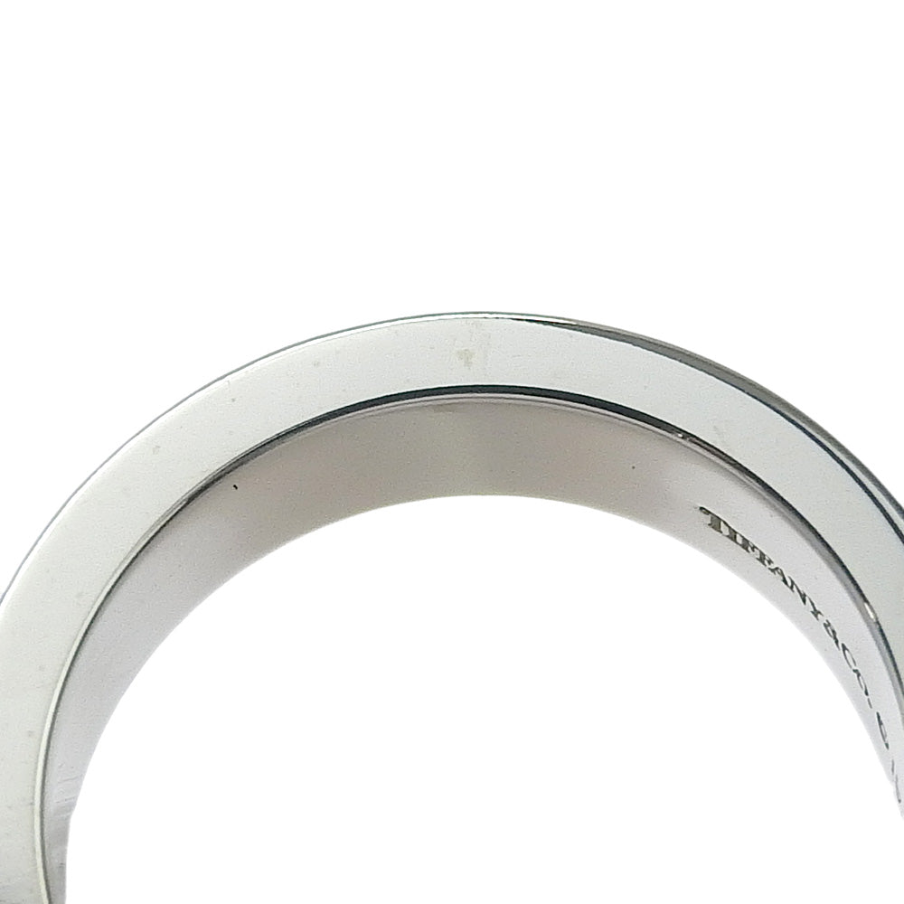 TIFFANY&Co. Ring K18 White Gold, Diamond White gold 3P diamond Atlas Women Used Authentic