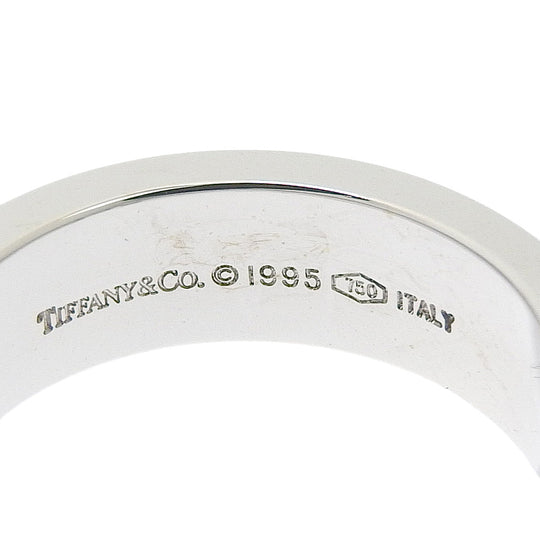 TIFFANY&Co. Ring K18 White Gold, Diamond White gold 3P diamond Atlas Women Used Authentic