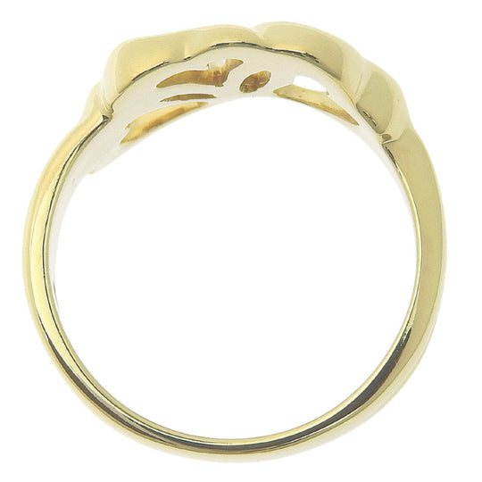 TIFFANY&Co. Ring K18 yellow gold gold Triple heart Women Used Authentic