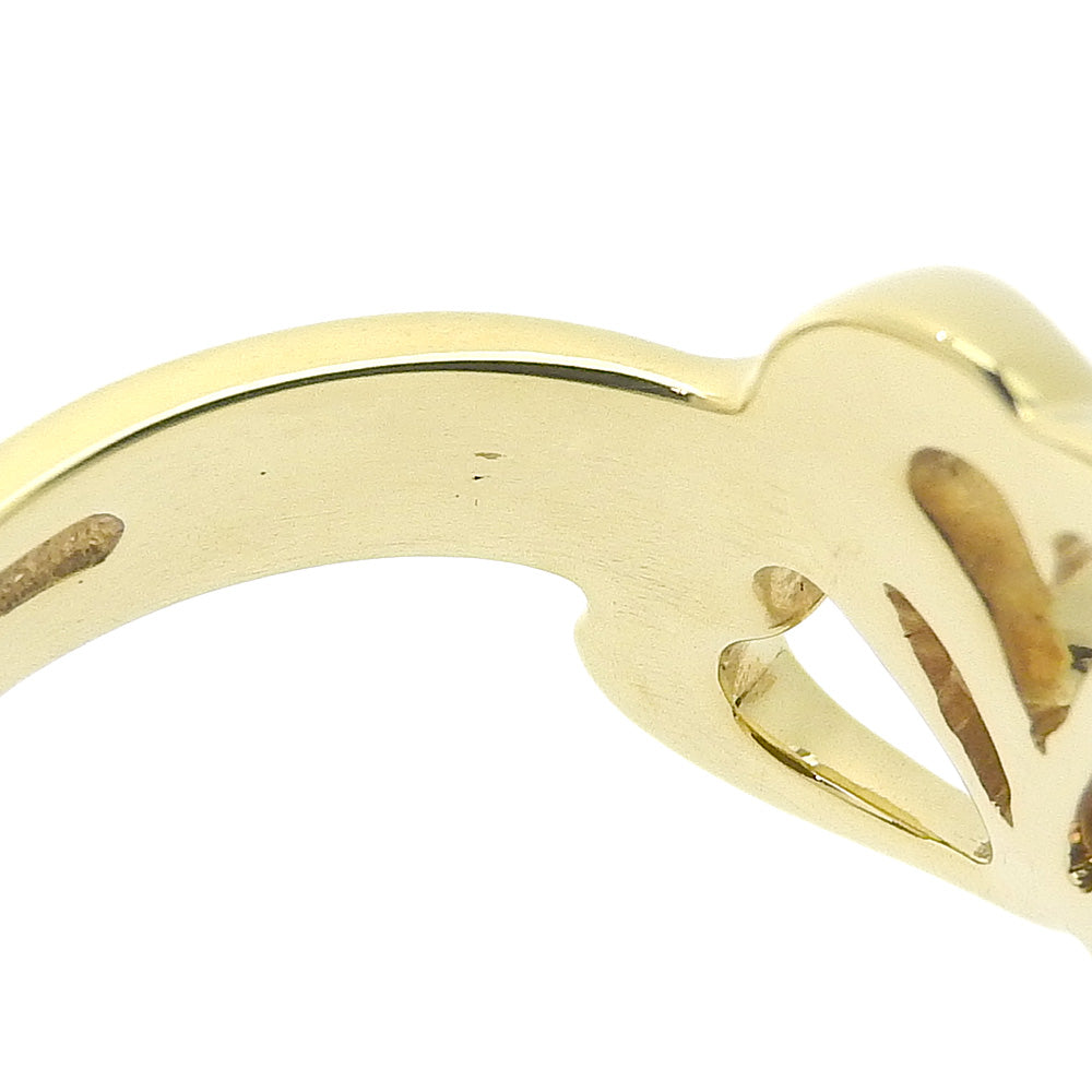 TIFFANY&Co. Ring K18 yellow gold gold Triple heart Women Used Authentic