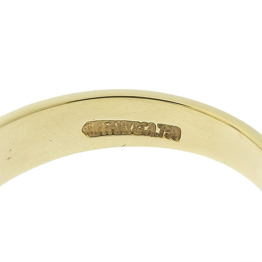 TIFFANY&Co. Ring K18 yellow gold gold Triple heart Women Used Authentic