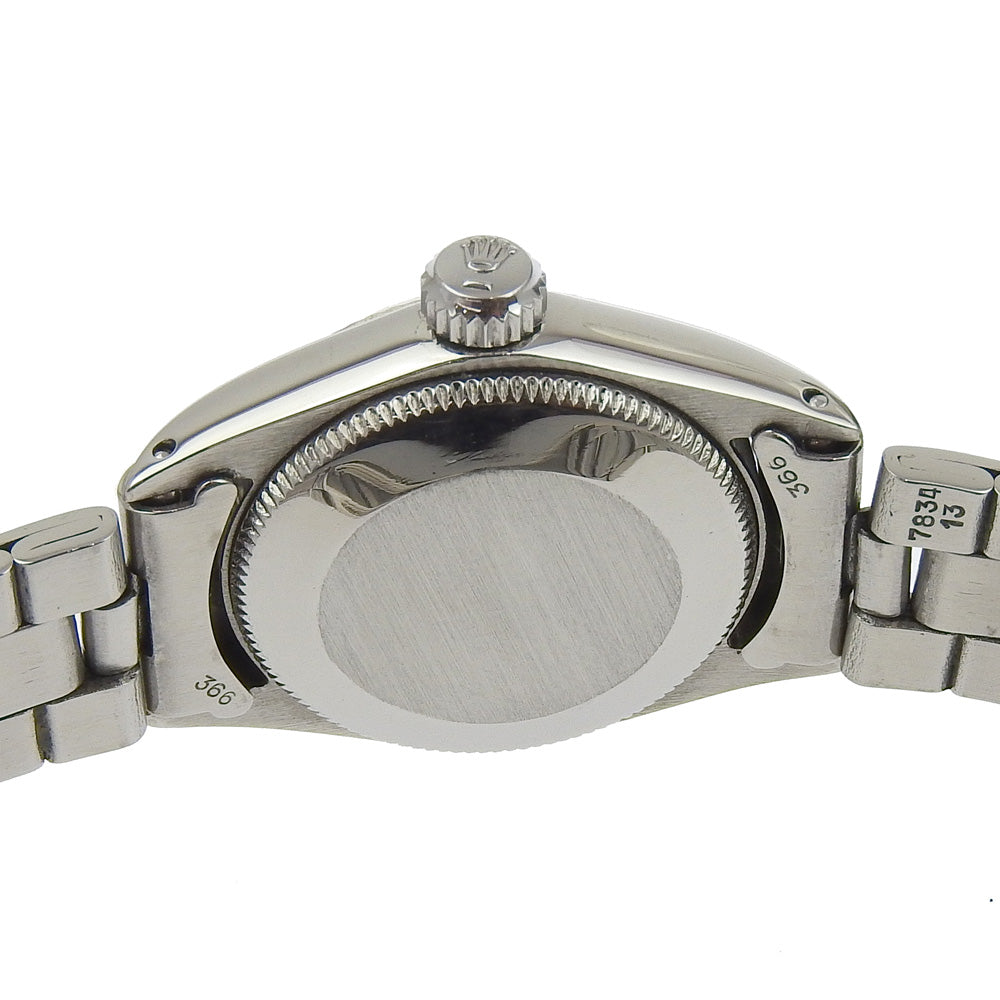 ROLEX Watches Mechanical Automatic 6619 Stainless Steel , WG Silver cal.1161 WG bezel Oyster perpetual white dial Women Used Authentic