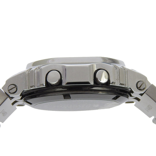 CASIO Watches Solar Powered Radio Watch GMW-B5000D-1JF Stainless Steel Silver Full metal G shock black dial