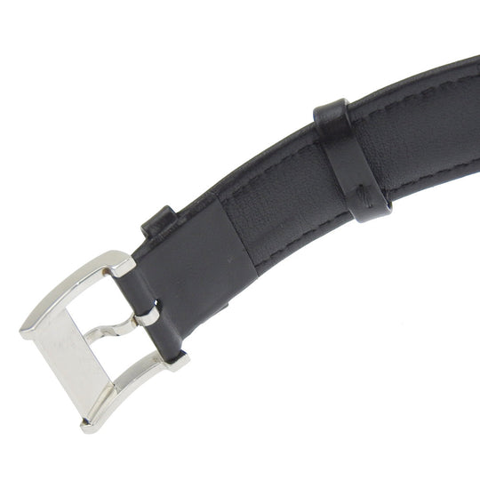 BURBERRY Watches Quartz BU1361 Stainless Steel , Embossed Leather Silver Heritage Silver dial
