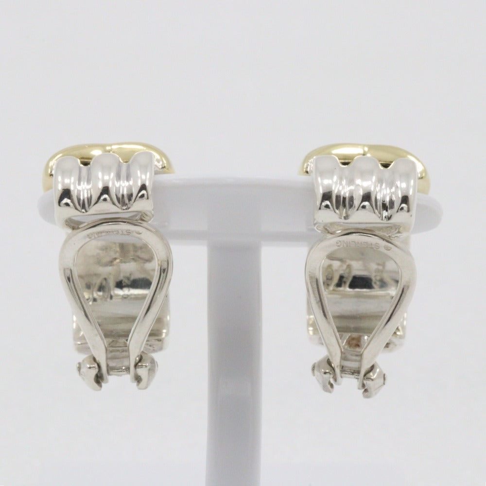 TIFFANY&Co. Earring Silver925, K18 Yellow Gold Silver vintage combination ribbon Women Used Authentic