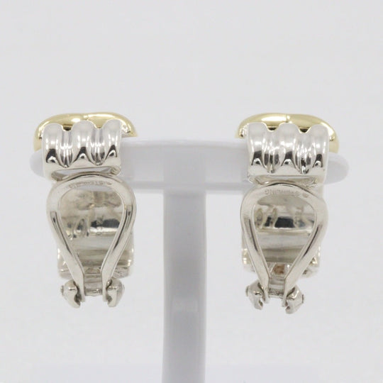 TIFFANY&Co. Earring Silver925, K18 Yellow Gold Silver vintage combination ribbon Women Used Authentic