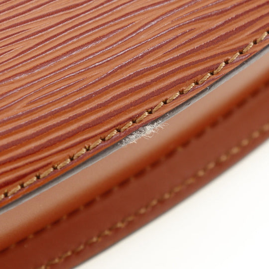 LOUIS VUITTON Shoulder Bag M52563 Epi Leather Brown 2-way clutch Prebourg Women Used Authentic