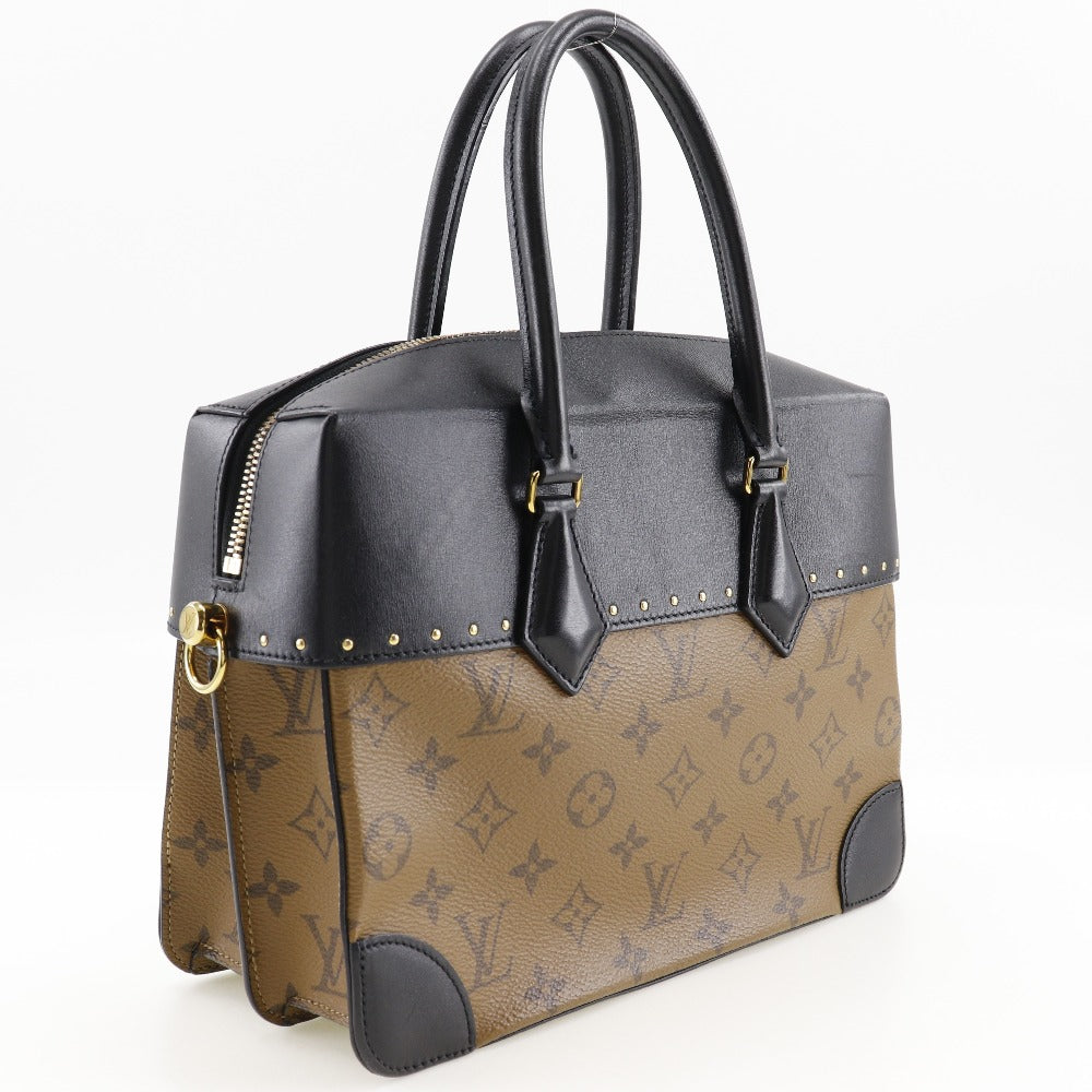 LOUIS VUITTON Handbag M43595 Monogram reverse Black / Brown Citymar Women Used Authentic