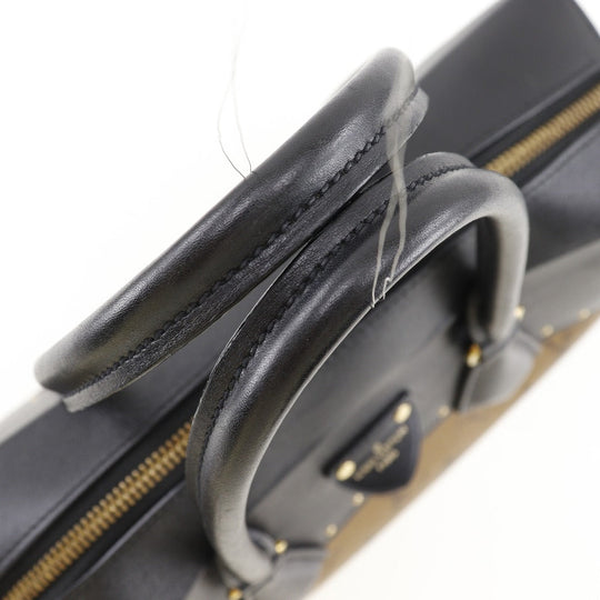 LOUIS VUITTON Handbag M43595 Monogram reverse Black / Brown Citymar Women Used Authentic