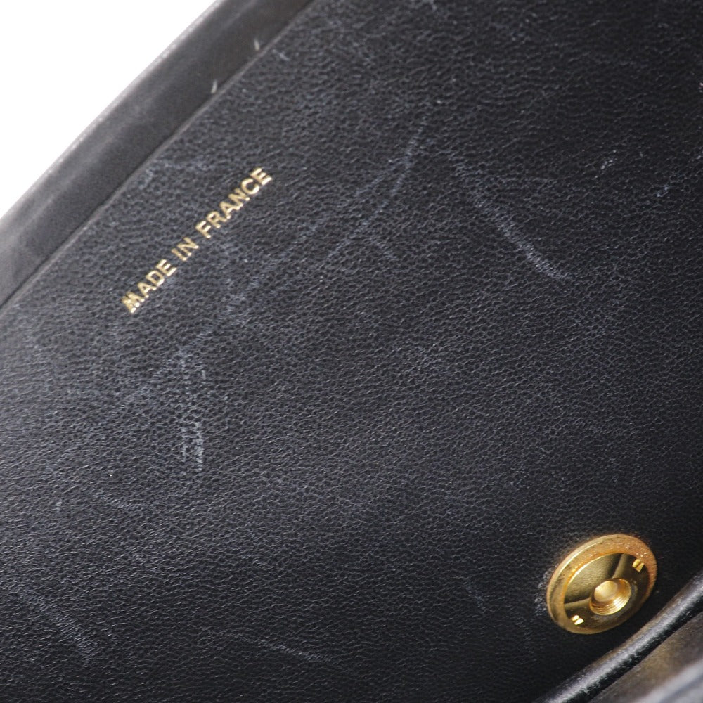 CHANEL Shoulder Bag Calfskin black vintage COCO Mark ChainShoulder Women Used Authentic